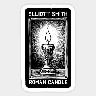 Elliott Smith -- Roman Candle -- Original Fan Art Sticker